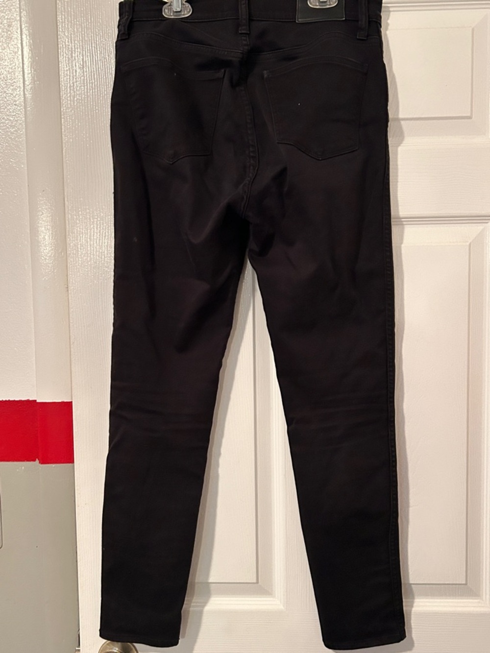 Madewell Jet Black High-Rise Skinny Jeans - Picture 3 of 6